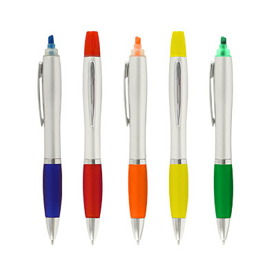 Bolígrafo con Destacador Wind Satin