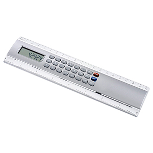 Regla 20cm con Calculadora