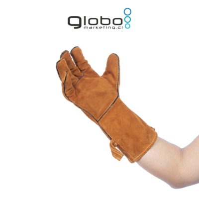 Par de Guantes de Cuero Gamuza