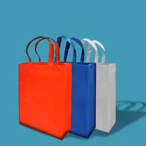 Bolsa TNT personalizada para empresas, ideal como regalo corporativo ecológico para eventos y promociones empresariales.