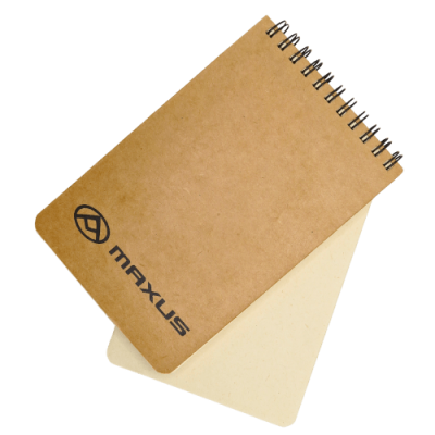 Libreta apuntes tapa kraft